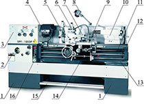 Универсальный токарный станок SPF-1000P с УЦИ